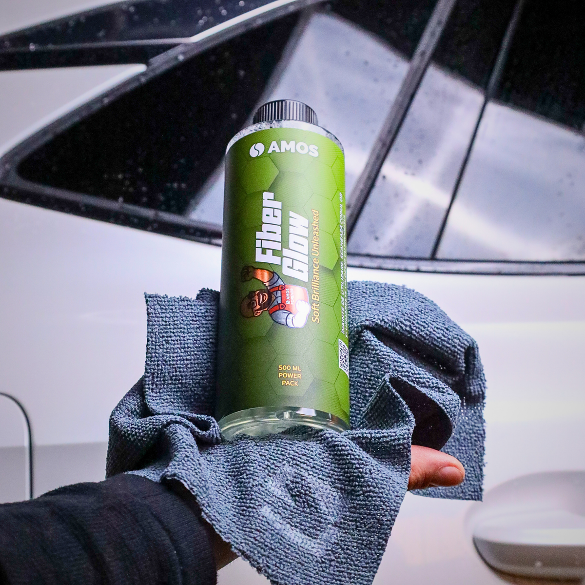 Super Dry: 2 Prosoape Ultra absorbante 1000GSM albastru + 2 Mănuși CADOU + detergent Fiber Glow