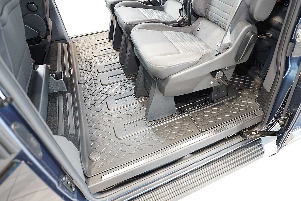 Covorase auto tip tavita Ford Tourneo Custom Facelift, an fabricatie 02.2018 - prezent, caroserie van ampatament l1 si l2, cutie manuala si automata, rand 2 | 683145
