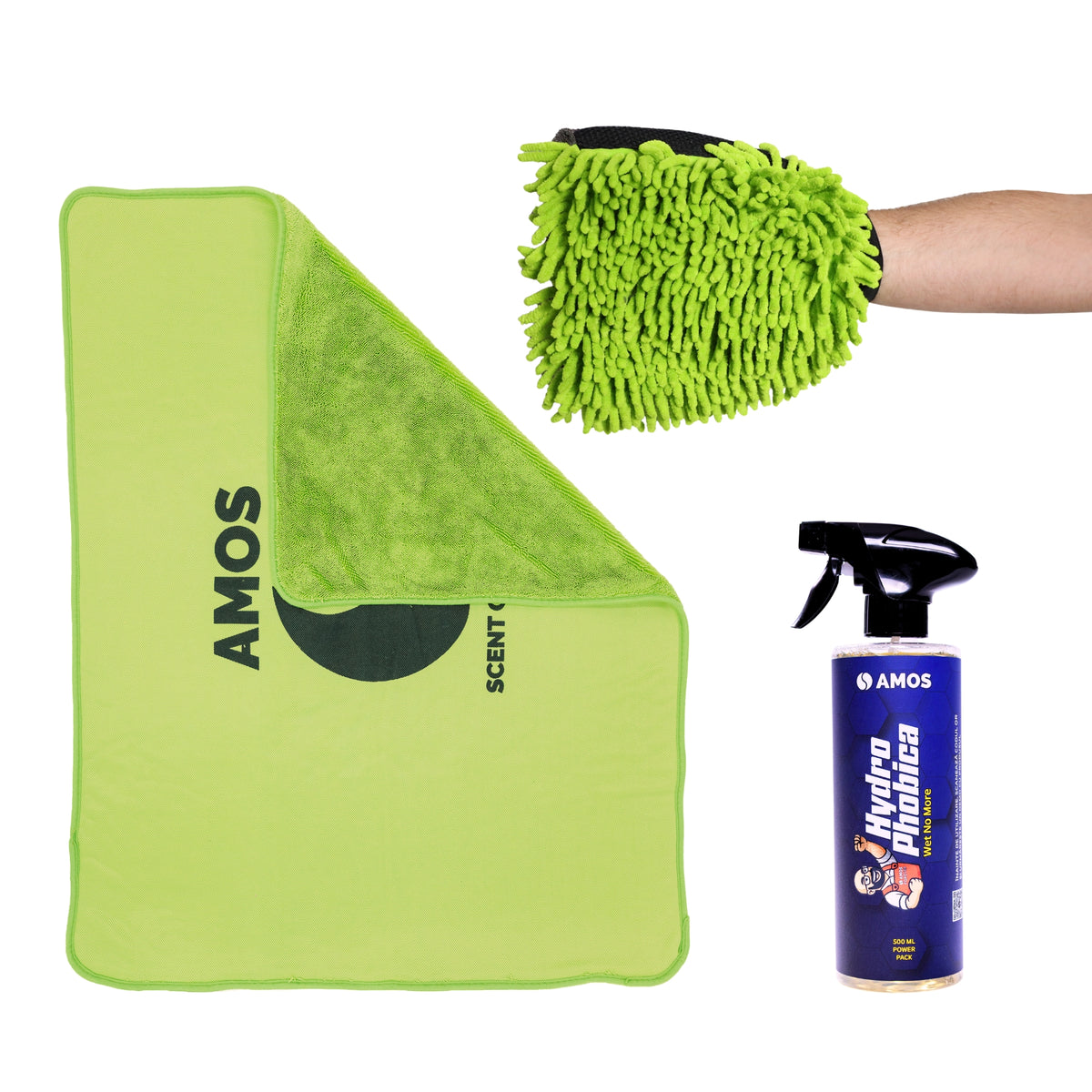 Smart Protect: Sigilant cu efect hidrofob + Prosop Ultra absorbant 1000GSM verde + Mănușă CADOU