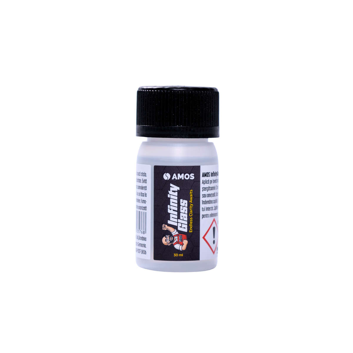 Tratament hidrofob parbriz și geamuri 30 ml - AMOS Infinity Glass