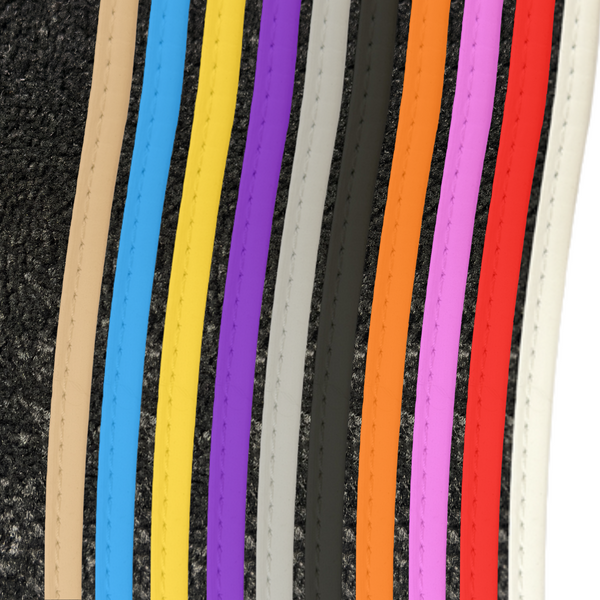 Margine din piele colorată