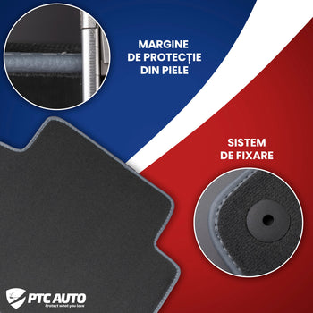 Covorase auto mocheta (gri) Mercedes C-Class W204, an fabricatie 12.2007 - 09.2014, caroserie combi | M31030204GRI