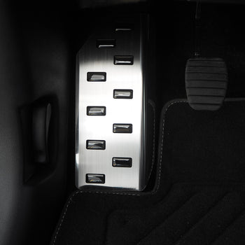 Suport protectie repaus picior inox Mazda 2 II, an fabricatie 09.2007 - 01.2015, caroserie hatchback