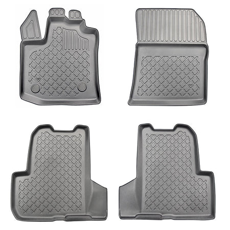 Covorase auto tip tavita Dacia Lodgy, an fabricatie 07.2012 - 10.2022, caroserie combi 5-7 locuri, fara rand 3 | 603052