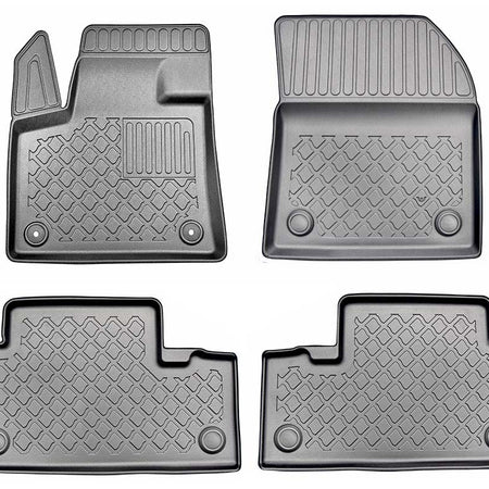 Covorase auto tip tavita DS 7 Crossback, an fabricatie 02.2018 - prezent, caroserie suv nu corespunde pentru versiunea cu tunel median pe randul 2 | 603910