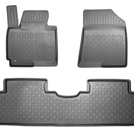 Covorase auto tip tavita Kia Carens IV, an fabricatie 04.2013 - 08.2019, caroserie van 5-7 locuri, fara rand 3 | 603187