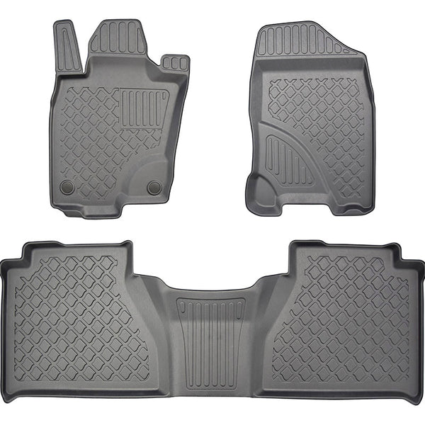 Covorase auto tip tavita Mercedes X-Class Clasa X, an fabricatie 01.2016 - prezent, caroserie pick-up fara stingatorul fixat la pasagerul din dreapta | 603361