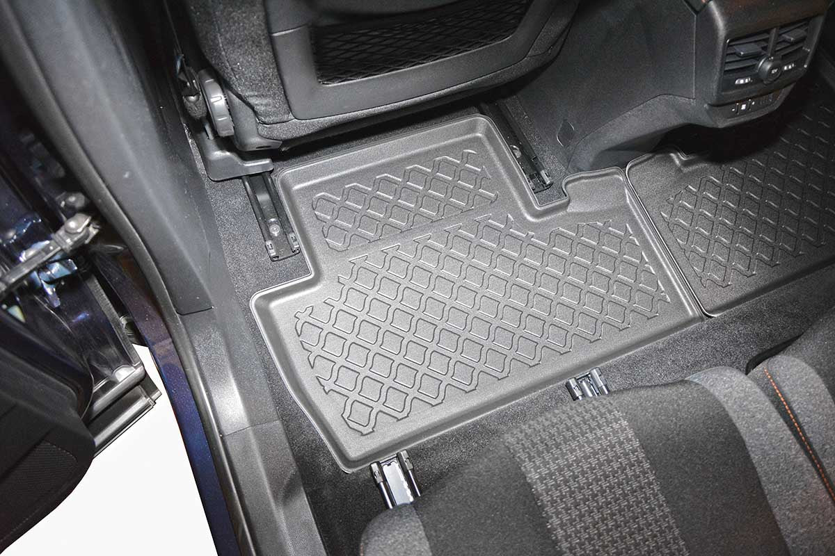 Covorase auto tip tavita Peugeot 5008 II, an fabricatie 07.2017 - 09.2024, caroserie suv al 3-lea rand exclus | 603574