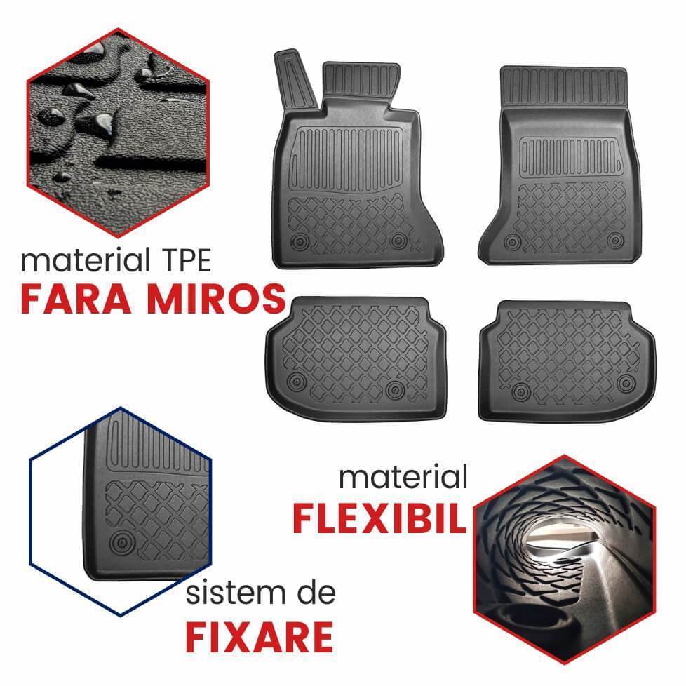 Covorase tip tavita Mercedes GLE I W166, caroserie SUV, fabricatie 06.2015 - 10.2018 - 10
