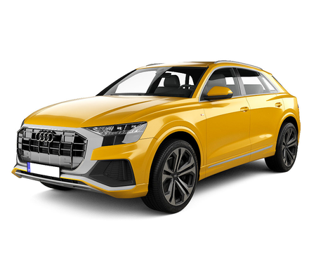 Set 5 covorase auto AUDI Q8 4M din 07.2018 - 2026, cu covoras tunel median, Caroserie SUV