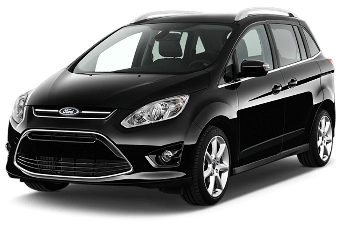 Set 5 covorase auto FORD C-MAX GRAND II din 11.2010 - 06.2019, cu covoras tunel median, Caroserie VAN