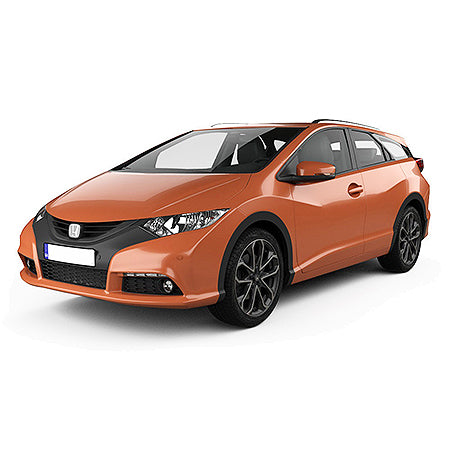 Protectii prag portbagaj inox Honda Civic IX fabricatie 02.2014 - 12.2017, caroserie combi