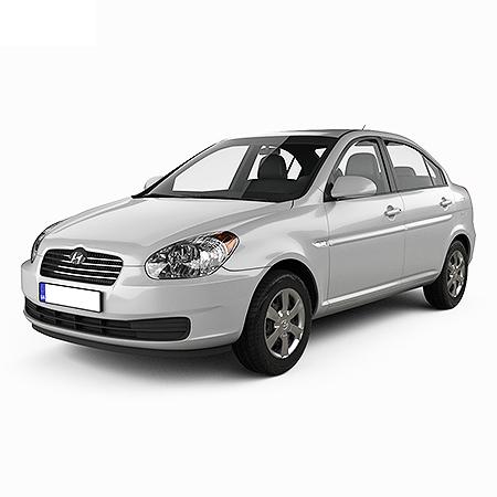 Protectie praguri usi inox Hyundai Accent fabricatie 2006 - 2010, caroserie sedan