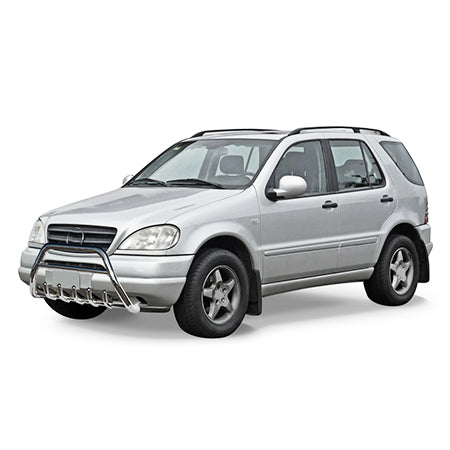 Protectii prag portbagaj inox Mercedes ML fabricatie 2001 - 07.2005, caroserie suv,facelift