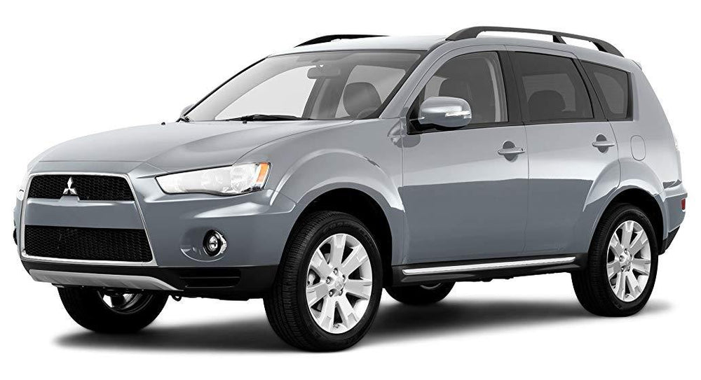 Protectii prag portbagaj inox Mitsubishi Outlander II fabricatie 03.2007 - 08.2012, caroserie suv