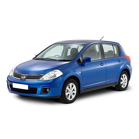 Protectie praguri usi inox Nissan Tiida fabricatie 2007 - 12.2011, caroserie hatchback