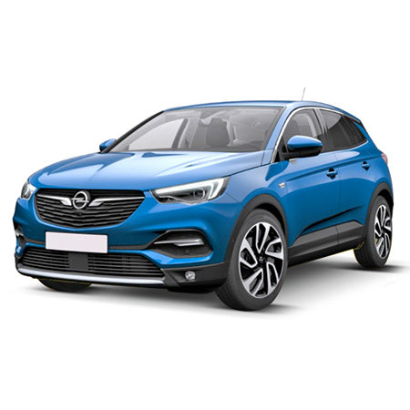 Suport protectie repaus picior inox Opel Grandland X PHEV fabricatie 11.2019 - 09.2024, caroserie suv