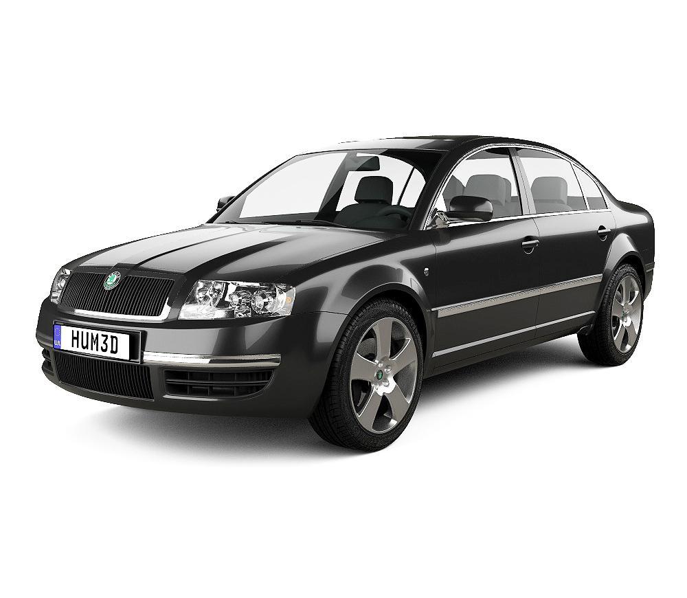 Protectie praguri usi inox Skoda Superb I fabricatie 03.2002 - 06.2008, caroserie sedan