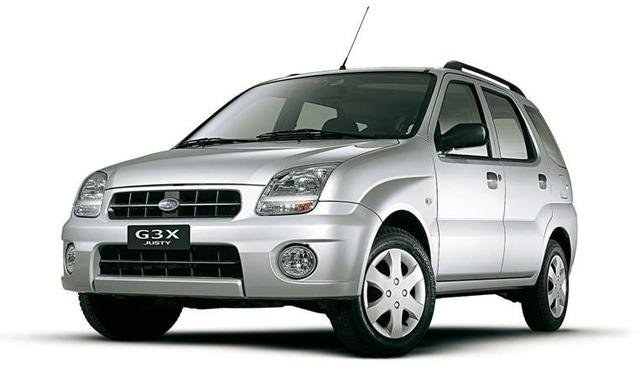 Tavite portbagaj Subaru Justy II fabricatie 2003 - 2007, caroserie hatchback