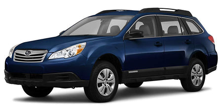 Protectii prag portbagaj inox Subaru Outback IV fabricatie 2009 - 2014, caroserie combi