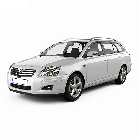 Protectii prag portbagaj inox Toyota Avensis II fabricatie 03.2003 - 12.2008, caroserie combi
