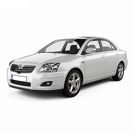 Protectii prag portbagaj inox Toyota Avensis II fabricatie 03.2003 - 12.2008, caroserie sedan