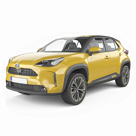 Set Covorase Auto Si Tavita Portbagaj TOYOTA YARIS CROSS HYBRID din 09.2021 - 2026, caroserie suv, PORTBAGAJ SUPERIOR, FARA PODEA REGLABILA PE INALTIME
