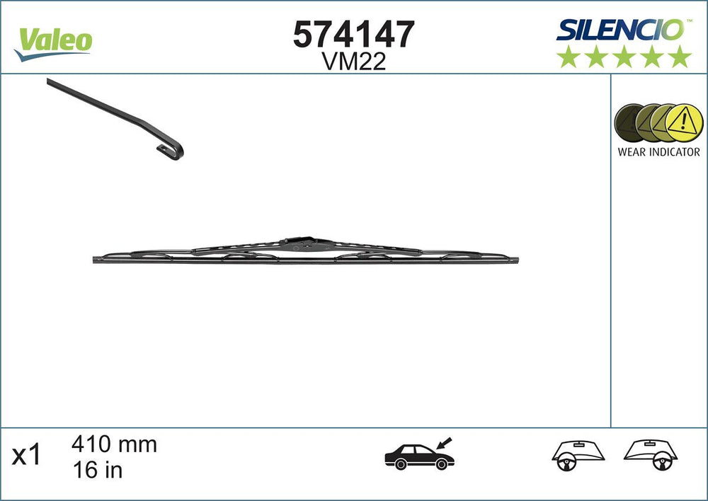 Lamela Stergator Mitsubishi Lancer, fabricatie 2007+, caroserie Sedan | STV574147