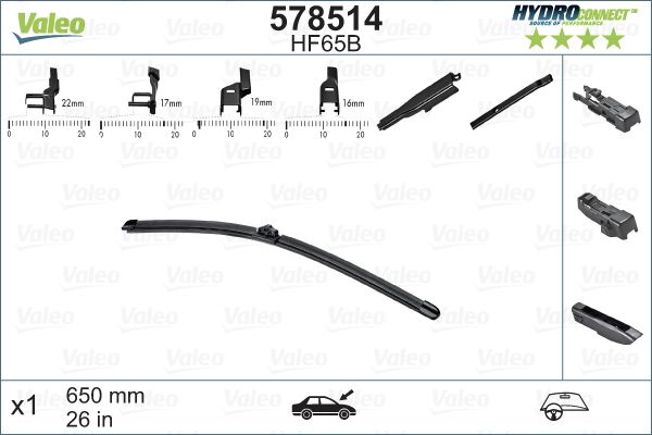 Lamela Stergator Citroen C4 II, fabricatie 2009+, caroserie Hatchback | STV578514