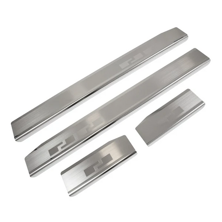 Protectie praguri usi inox Opel Astra H fabricatie 2004 - 12.2014, caroserie hatchback #1