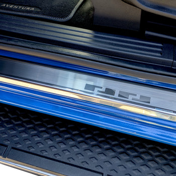 Protectie praguri usi inox Volkswagen Amarok fabricatie 2022 - prezent, caroserie pick-up #1