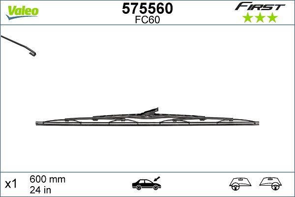 Lamela Stergator Honda Civic, fabricatie 2005-2012, caroserie Sedan | STV575560