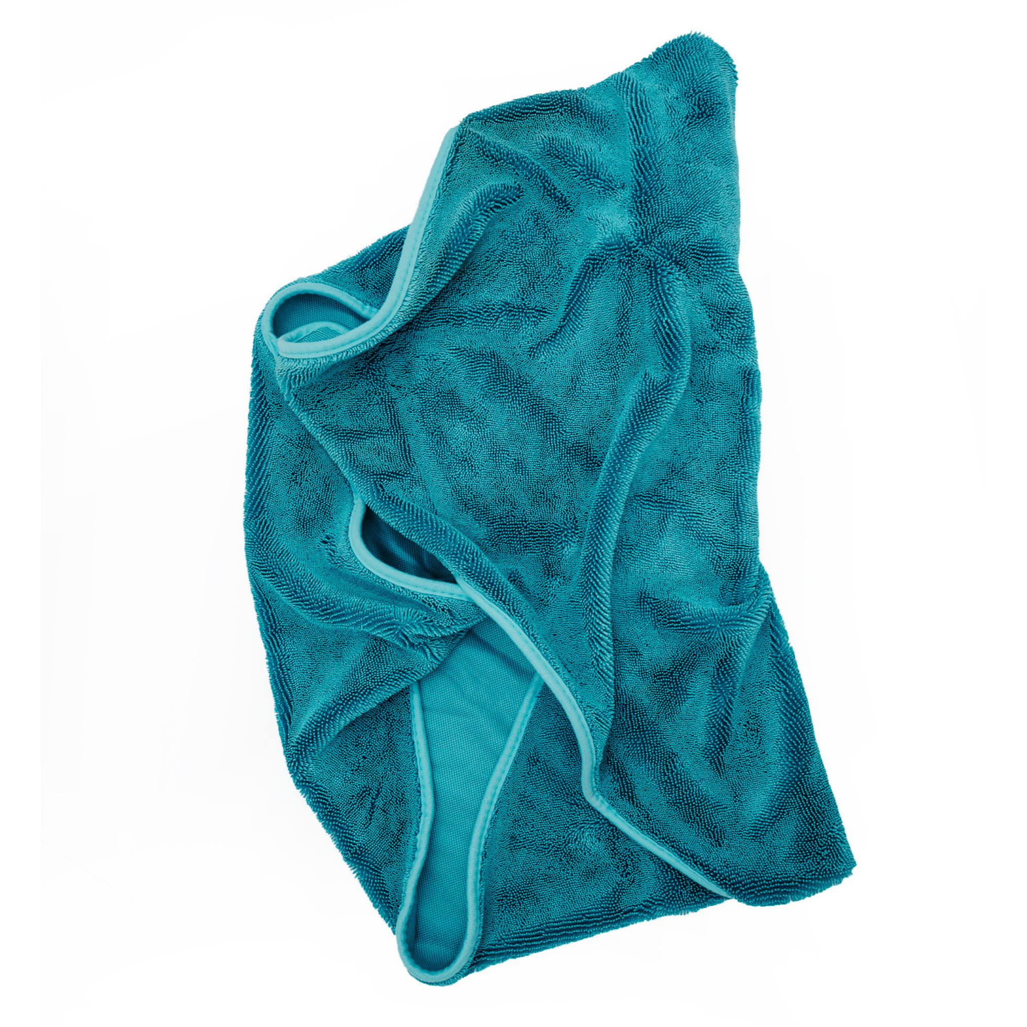 Prosop microfibra ultra absorbant auto AMOS Powerfluff 1000 GSM, manusa spalare, material premium, uscare rapida fara urme, culoare Albastru, Dimensiune 60x80 cm