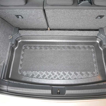 Tavita portbagaj Volkswagen Polo VI fabricatie 10.2017 - prezent, caroserie hatchback, portbagaj inferior, podea variabila in pozitia cea mai joasa #1