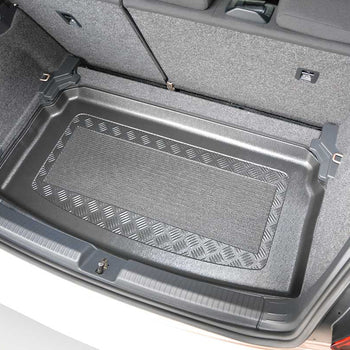 Tavita portbagaj Volkswagen Polo VI fabricatie 10.2017 - prezent, caroserie hatchback, portbagaj inferior, podea variabila in pozitia cea mai joasa #1