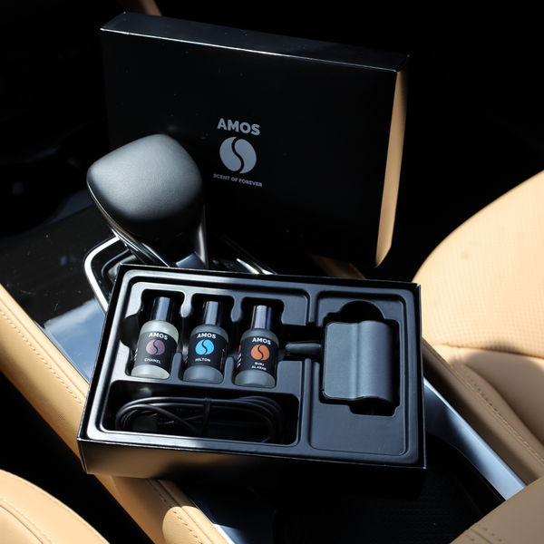 Difuzor AMOS mini negru + 3 parfumuri CADOU + Transport GRATUIT