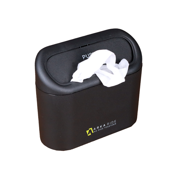 Cos de gunoi si depozitare cu capac rabatabil pentru masina