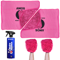 Smart Dry: Sigilant cu efect hidrofob + 2 Prosoape Ultra absorbante 1000GSM roz + 2 Manusi CADOU