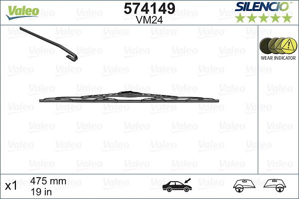 Lamela Stergator Opel Vectra B, fabricatie 1995-2003, caroserie Hatchback | STV574149