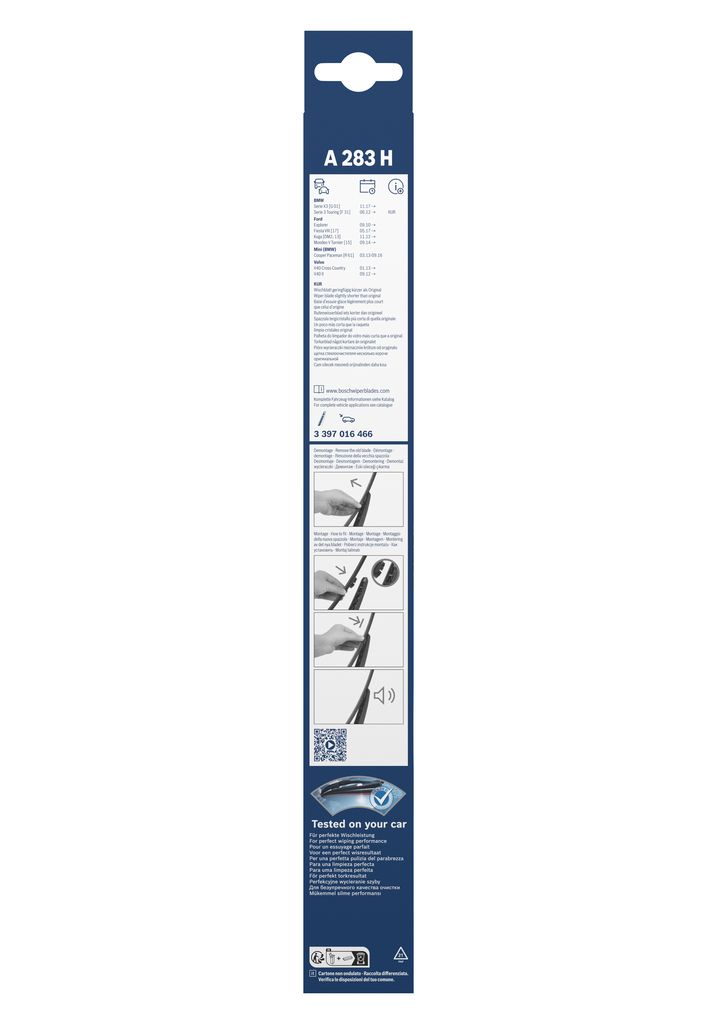Lamela Stergator Ford Fiesta VII, fabricatie 2018+, caroserie Hatchback | STB3397016466