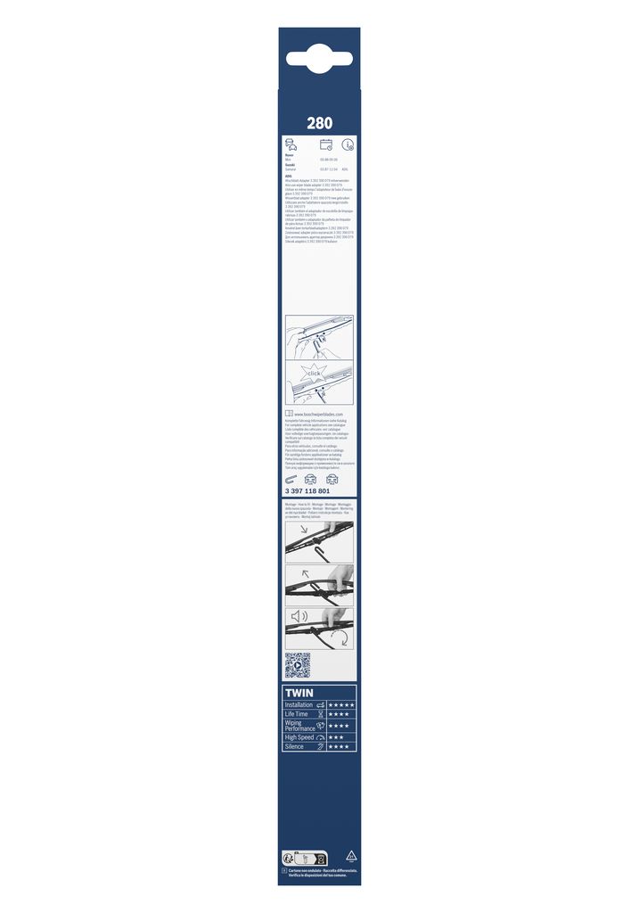Lamela Stergator Renault 4, fabricatie 1966-1989, caroserie Minivan | STB3397118801