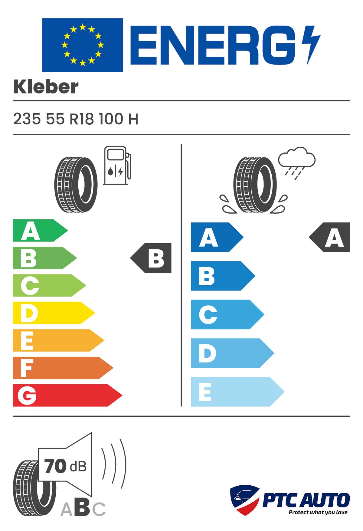 KLEBER 235/55 R18 100H FR DYNAXER HP5 SUV (B-A-B[70])(4x4 vara)