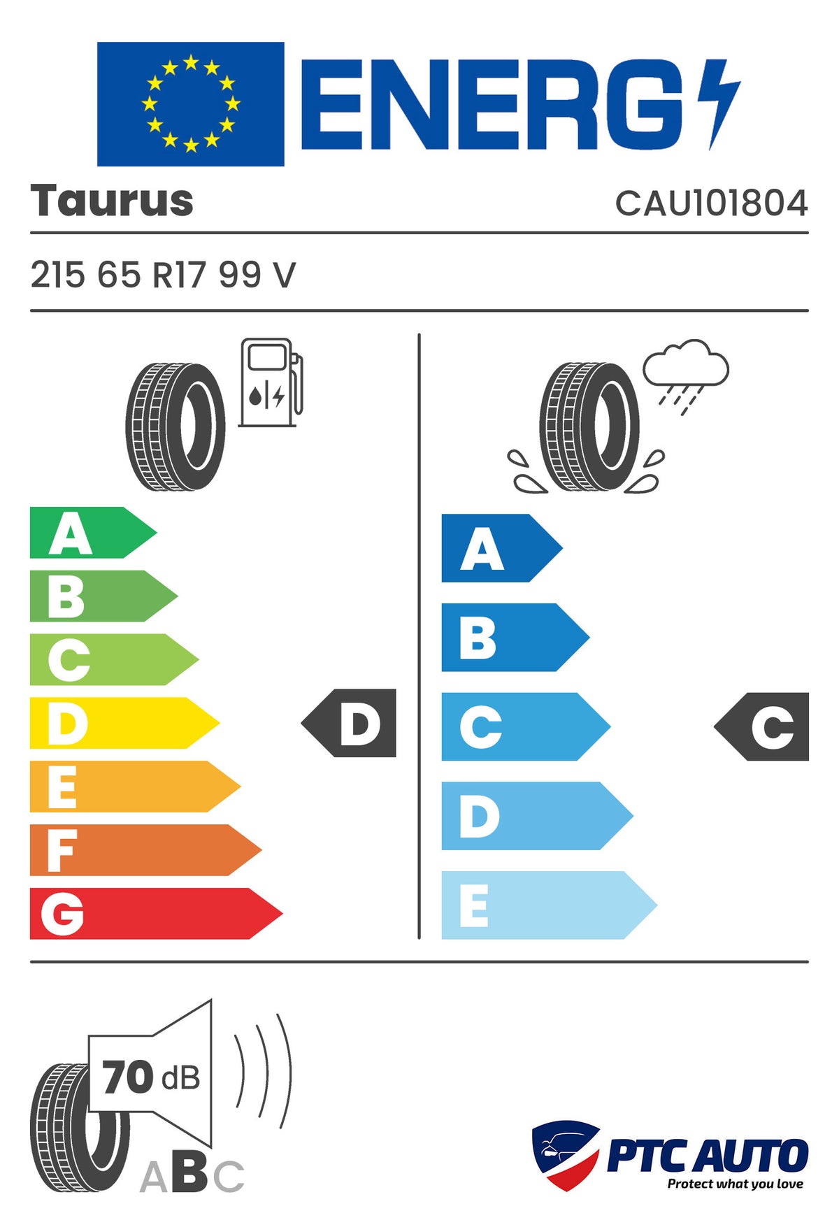 TAURUS 215/65 R17 99V 4X4 ROAD 701 SUV M+S (D-C-B[70])(4x4 vara)
