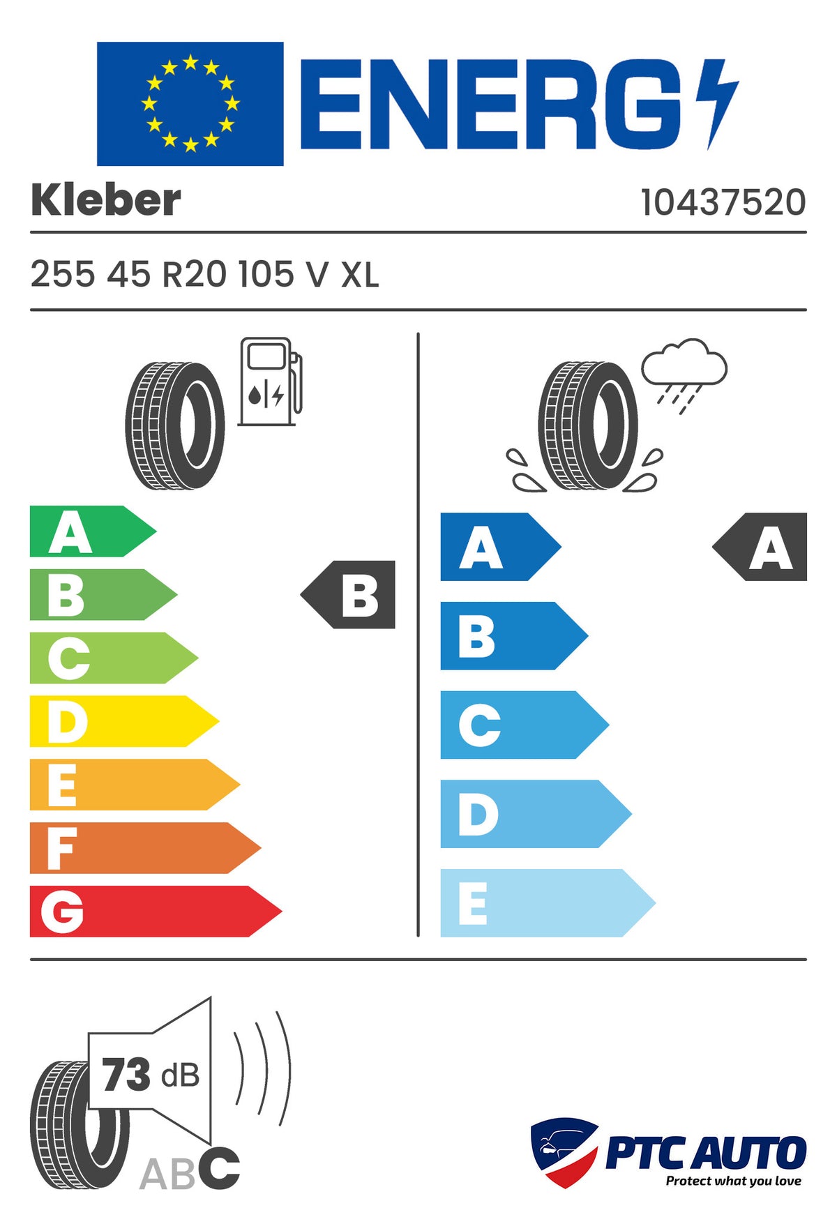 KLEBER 255/45 R20 105V XL FR DYNAXER HP5 SUV (B-A-B[73])(4x4 vara)
