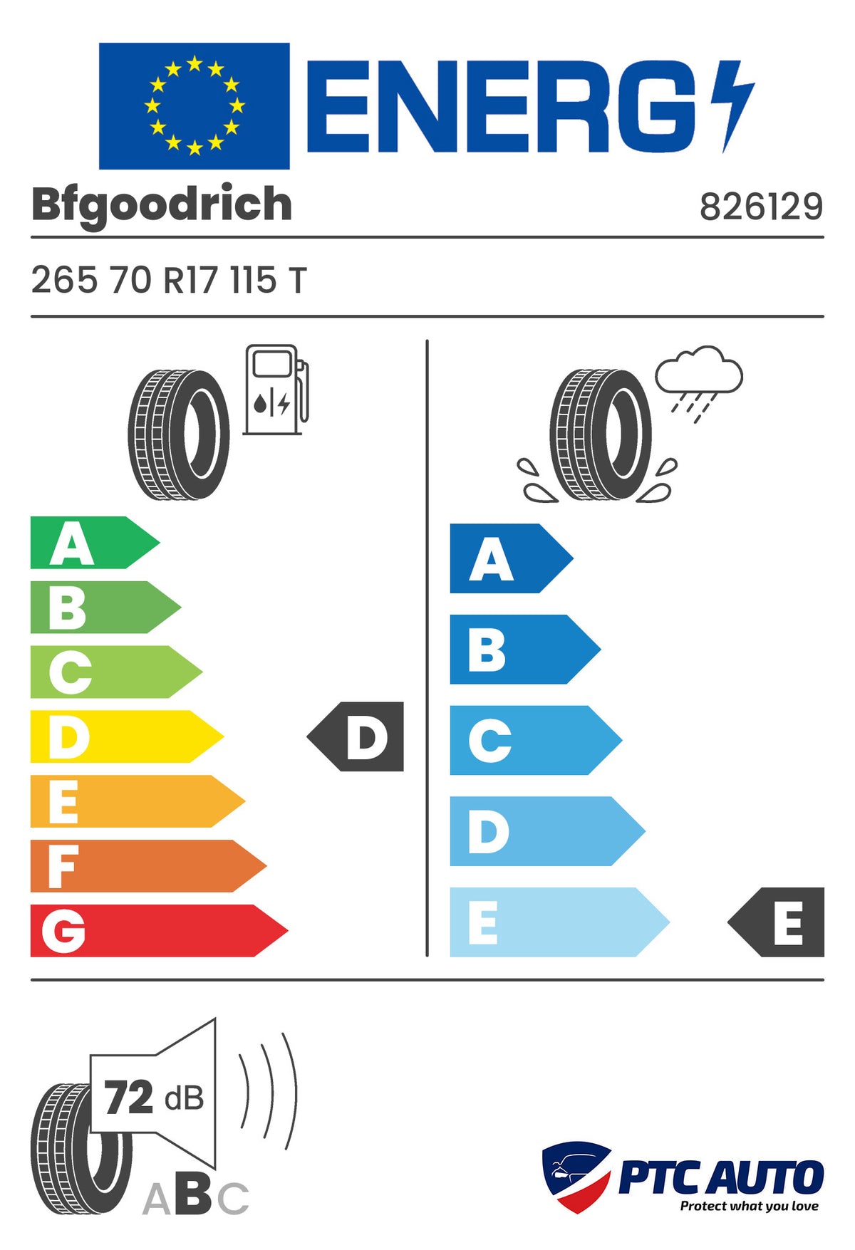 BFGOODRICH 265/70 R17 115T TRAIL-TERRAIN T/A (D-E-B[72])(4x4 All Season)
