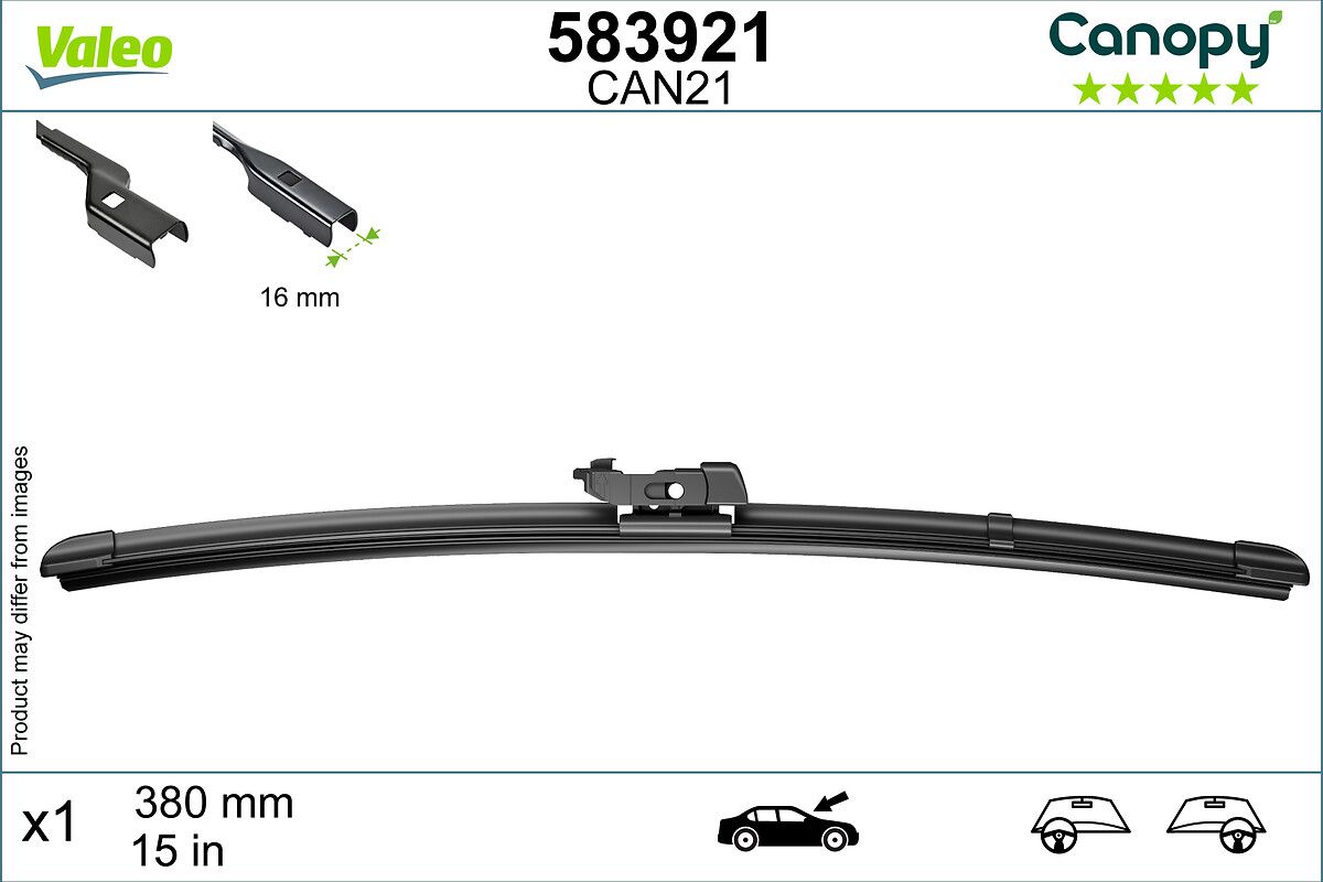 Lamela Stergator Fiat Panda, fabricatie 2012+, caroserie Hatchback | STV583921
