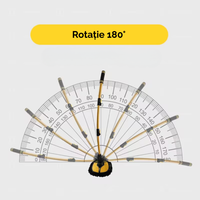 Mop Telescopic Rotativ 180° pentru Spălare Auto