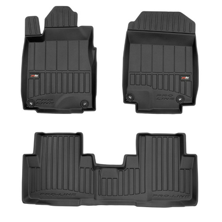 Covorase auto tip tavita Honda CR-V IV, an fabricatie 10.2012 - 09.2018, caroserie suv fara subwoofer sub scaunul pasagerului | 3D425477