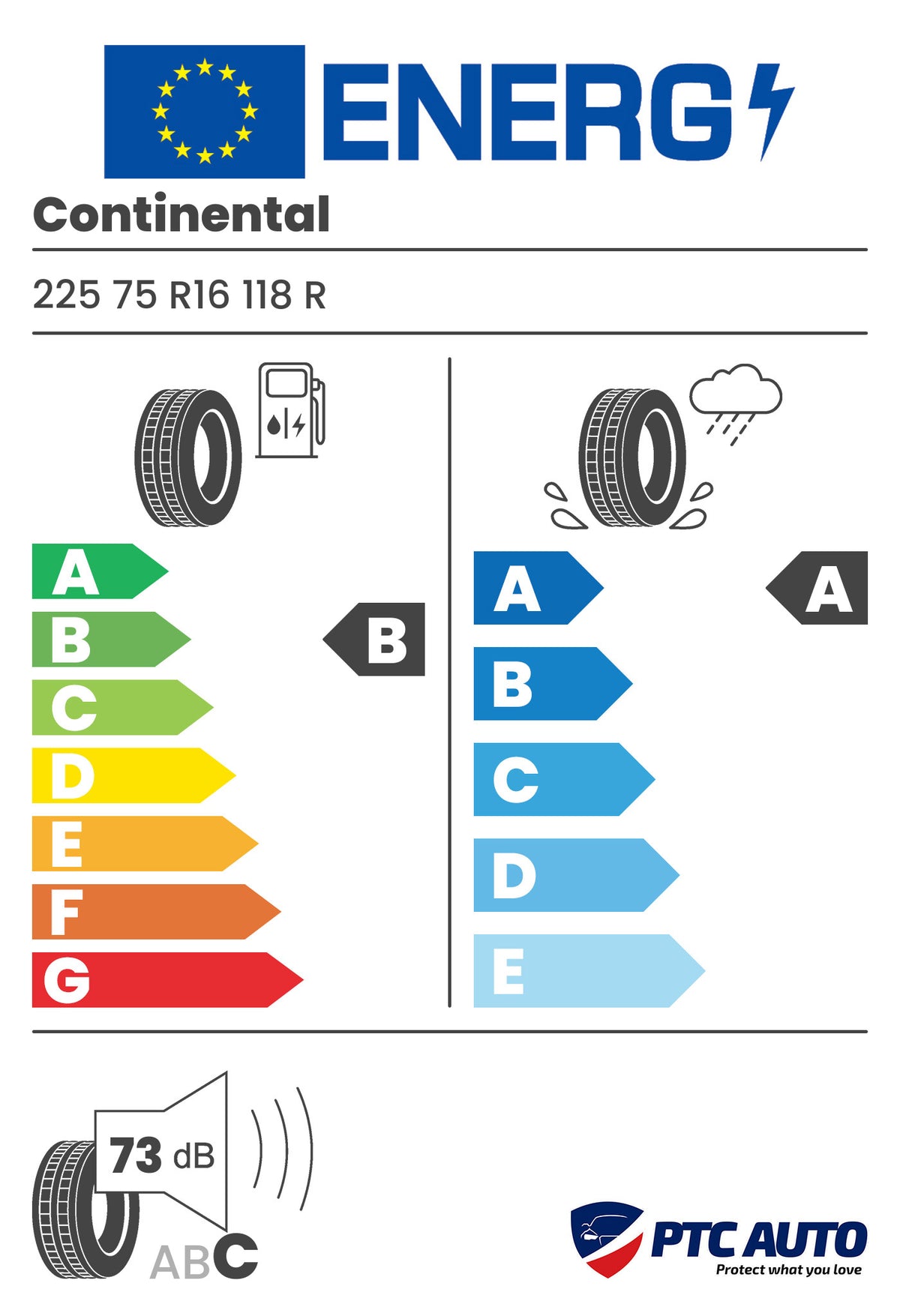 CONTINENTAL VANCONTACT CAMPER 225/75R16C 118R
