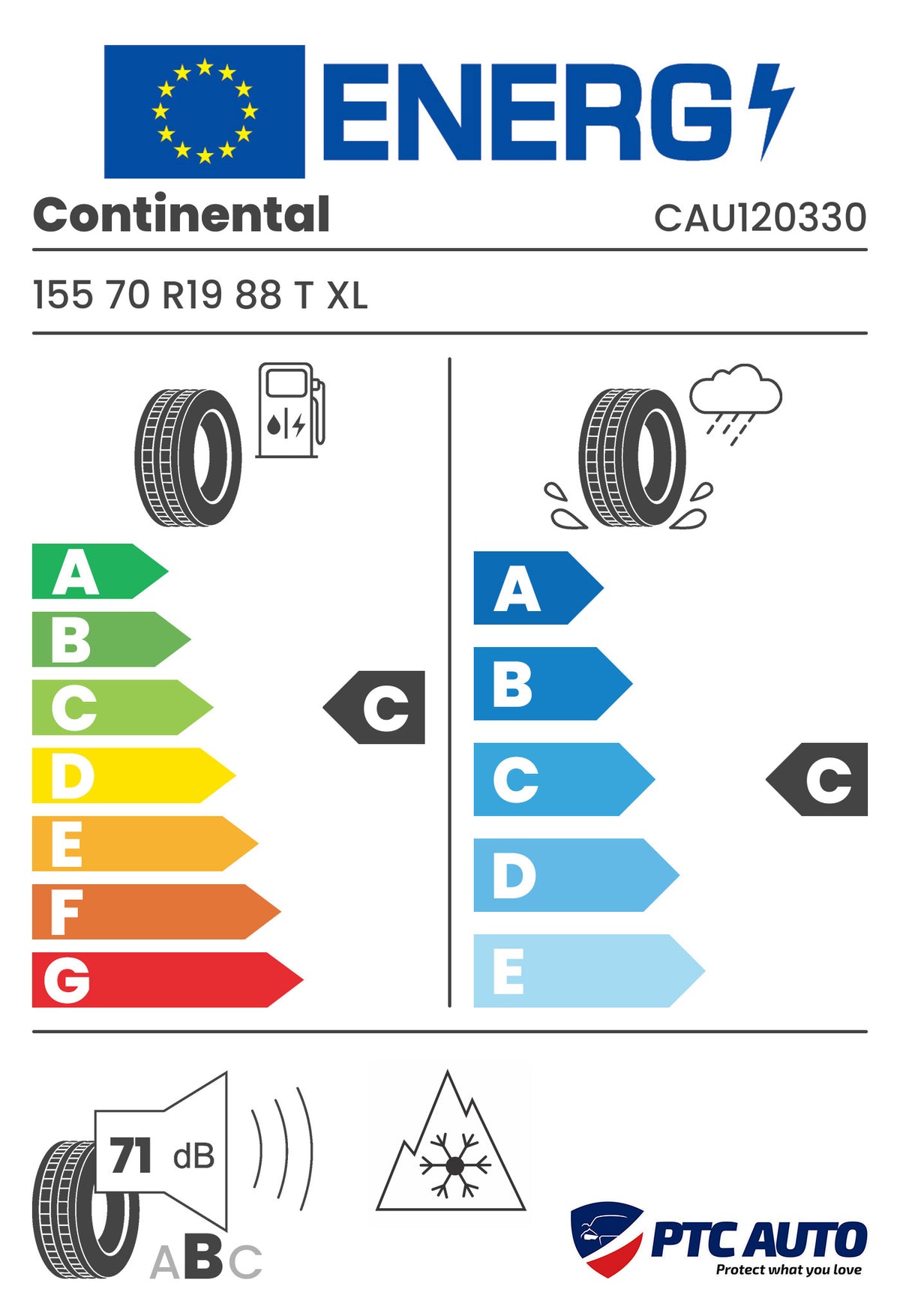 Anvelopa Iarna Continental 155/70 R19 WINTERCONTACT TS 850 P 88T XL